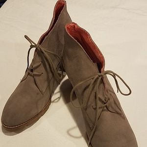 Gap Taupe Suede Ankle Boot